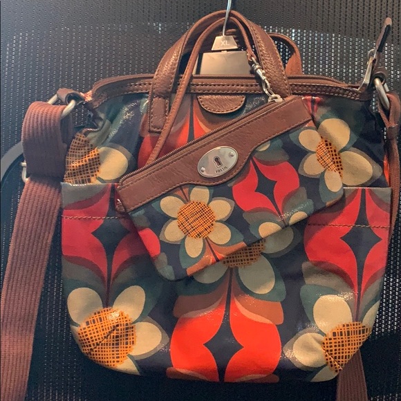 Fossil Handbags - Fossil Key-per crossbody and wallet.